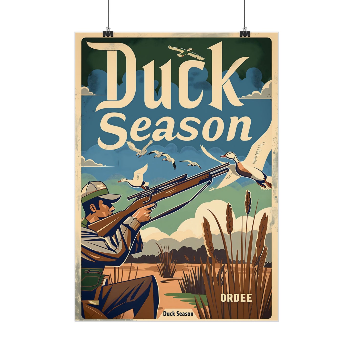 Duck Hunting Poster